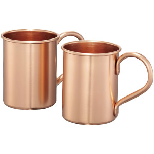 Moscow mule 415 ml mugs gift set, copper, Yellow