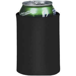 Crowdio insulated collapsible foam can holder, solid black