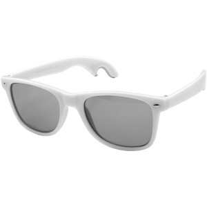 Sun Ray sunglasses with bottle opener, White