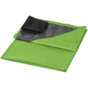 Stow-and-go water-resistant picnic blanket, Lime