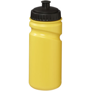 Easy-squeezy 500 ml colour sport bottle, Yellow, solid black