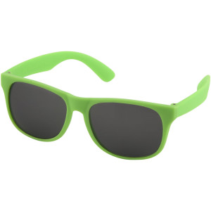 Retro single coloured sunglasses, neon green