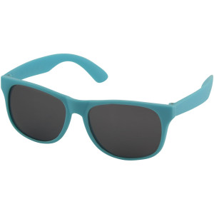 Retro single coloured sunglasses, Process Blue