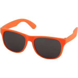 Retro single coloured sunglasses, neon orange