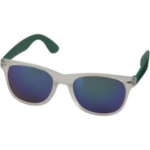 Sun Ray sunglasses with mirrored lenses, Green