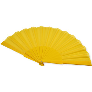 Maestral foldable handfan in paper box, Yellow