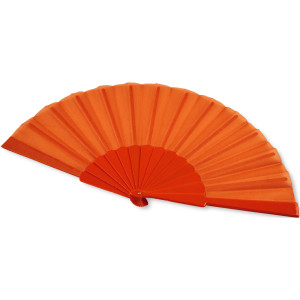Maestral foldable handfan in paper box, Orange