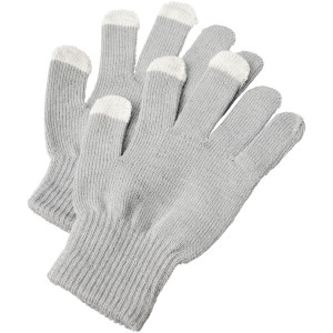 Billy tactile gloves, light Gray