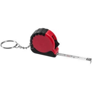 Habana 1 metre measuring tape with keychain, Red