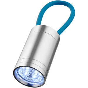 Vela 6-LED torch with glow strap, Process Blue