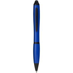 Nash stylus ballpoint pen with coloured grip, Royal blue