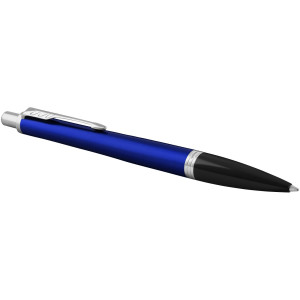 Urban ballpoint pen with curvy design, Dark blue