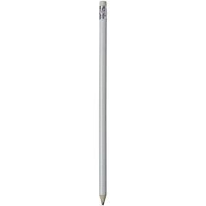 Alegra pencil with coloured barrel, White