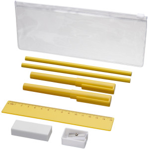 Mindy 8-piece Pencil case set, Yellow