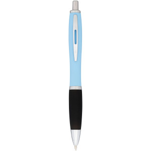 Nash rubberized ballpoint pen, Process Blue