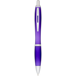 Nash frosted ballpoint pen, Purple