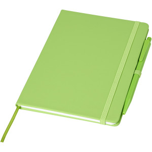 Prime medium size notebook with pen, lime