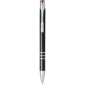 Moneta click ballpoint pen, Black/Red