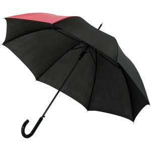 Lucy 23'' auto open umbrella, Red, solid black