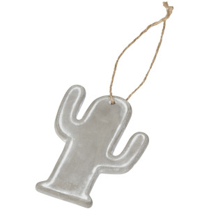 Seasonal cactus ornament, Grey