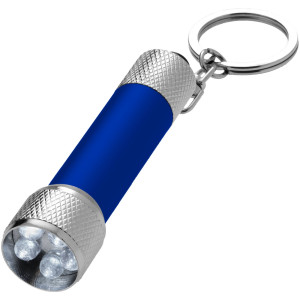 Draco LED keychain light, Blue,Silver