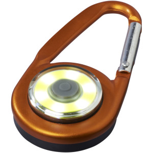 Eye COB light with carabiner, Orange