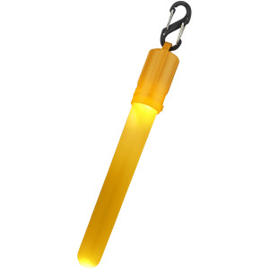 Fluo LED glow stick with clip, Yellow