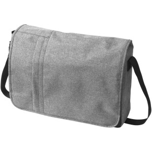 Fromm heathered 15.6'' laptop messenger bag, HEATHER GREY