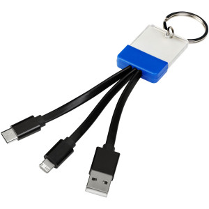 Dazzle 3-in-1 charging cable, Royal blue