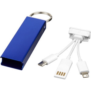 Capsule 3-in-1 charging cable, Royal blue