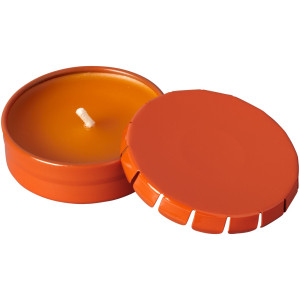 Bova scented candle in tin, Orange