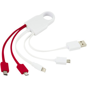 Squad 5-in-1 charging cable set, Red