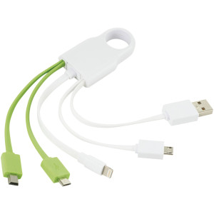 Squad 5-in-1 charging cable set, Lime