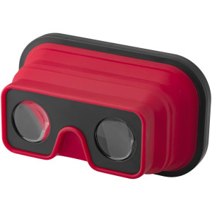 Sil-val foldable silicone virtual reality glasses, Red