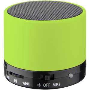 Duck cylinder Bluetooth(r) speaker with rubber finish, Lime