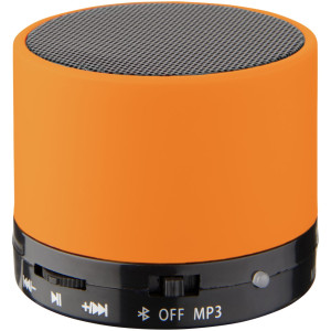 Duck cylinder Bluetooth(r) speaker with rubber finish, Orang
