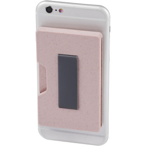Grass RFID multi card holder, pink