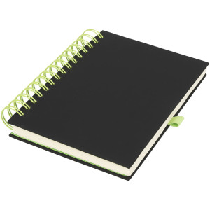 Wiro journal, solid black,Lime