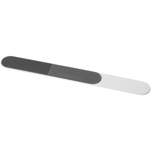 Lilly nail file, White, solid black