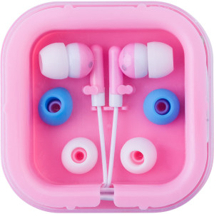 ABS earphones, Pink