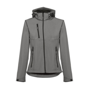 ZAGREB WOMEN. Women's softshell with removable hood