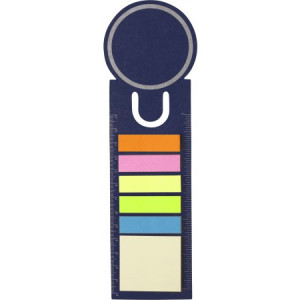 Bookmark and sticky notes., blue