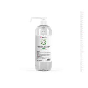 DEZ GEL 1000P, antibacterial gel for hand disinfection, 1 l, white