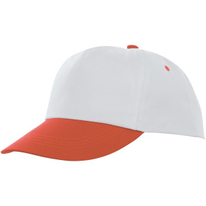 Icarus 5 panel duotone cap, Orange,White