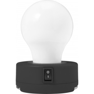 ABS svjetiljka u obliku žarulje, crne boje