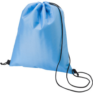 Polyester coolerbag, light blue