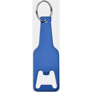 Aluminium bottle opener key chain, Black