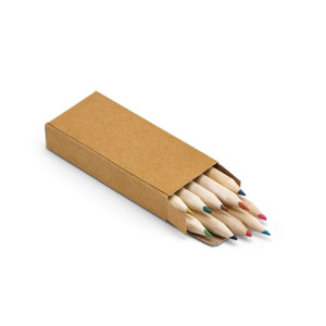 Pencil box with 10 coloured pencils