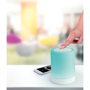 Alaric, plastični bluetooth zvučnik s višebojnim LED svjetlom