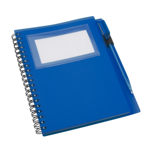 Tagged notna bilježnica u sa 70 listova sa crtom i plastičnom kemijskom olovkom
